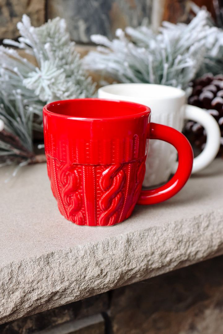 Red Sweater Coffee Mug