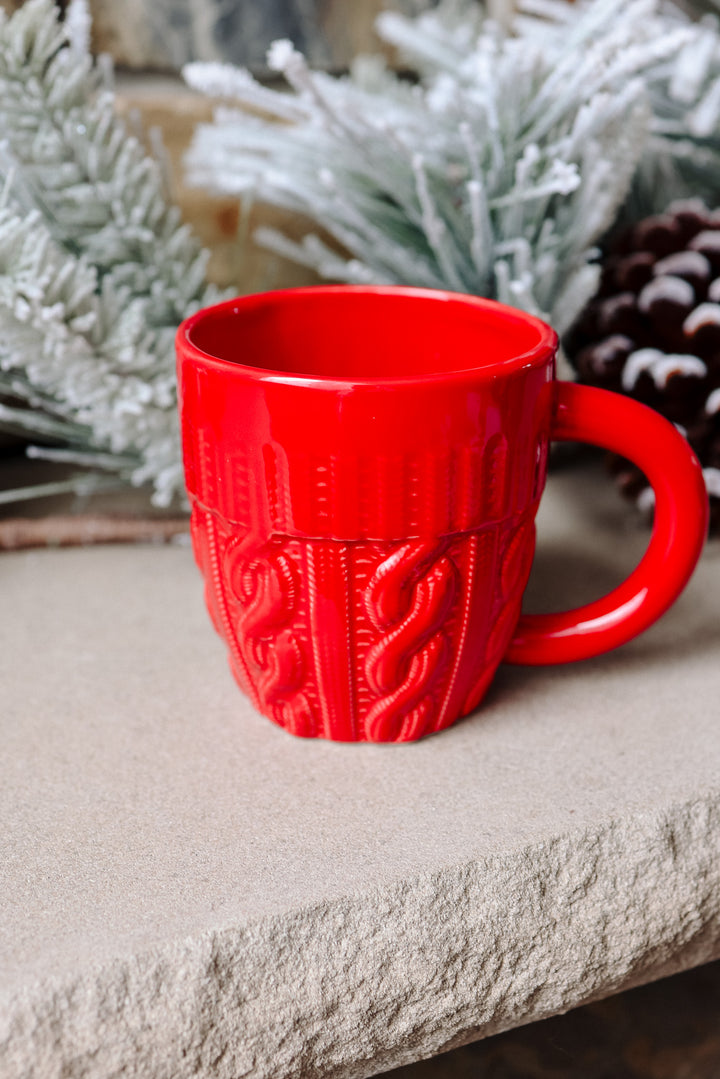Red Sweater Coffee Mug