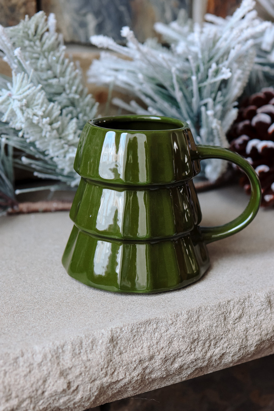 Green Tree Coffee Mug