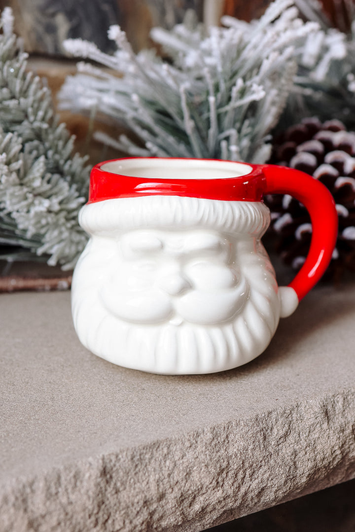 Red Hat Santa Coffee Mug