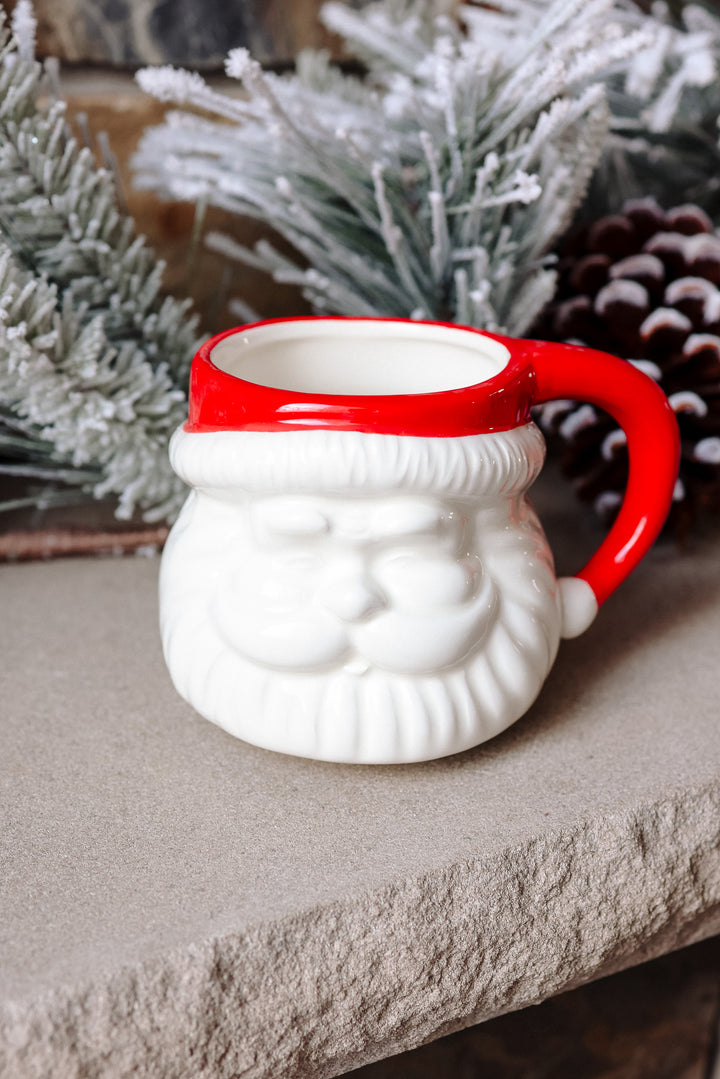 Red Hat Santa Coffee Mug