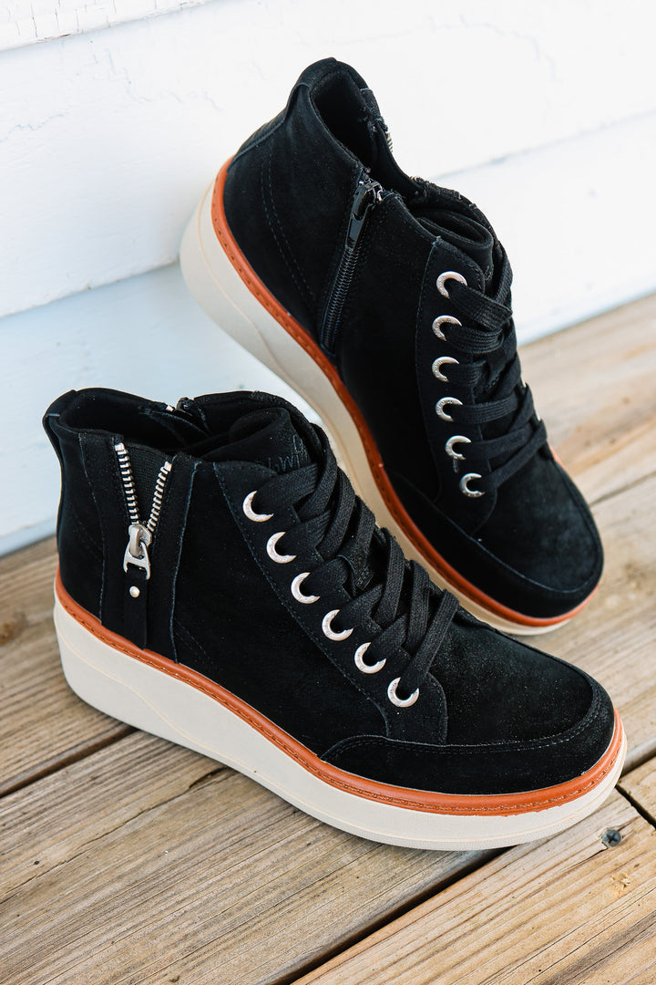 Camden 2 Wedge Sneaker Bootie - Black