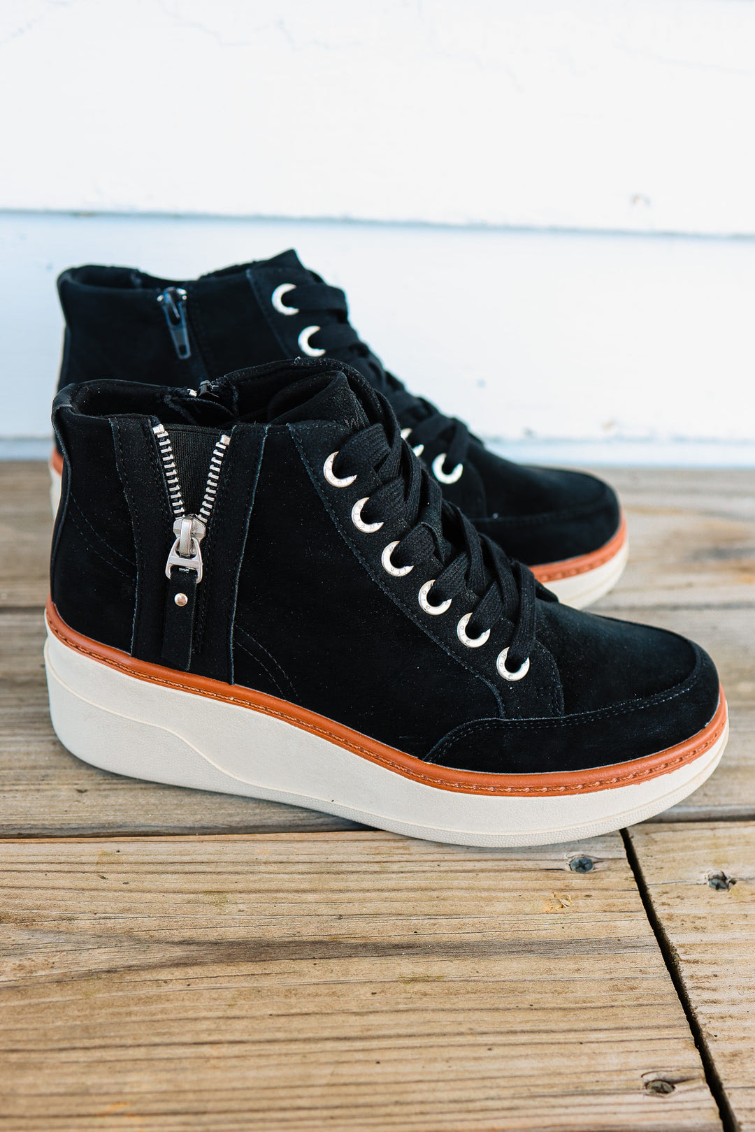 Camden 2 Wedge Sneaker Bootie - Black