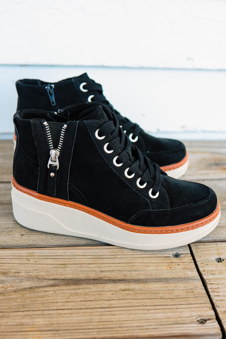 Camden 2 Wedge Sneaker Bootie - Black