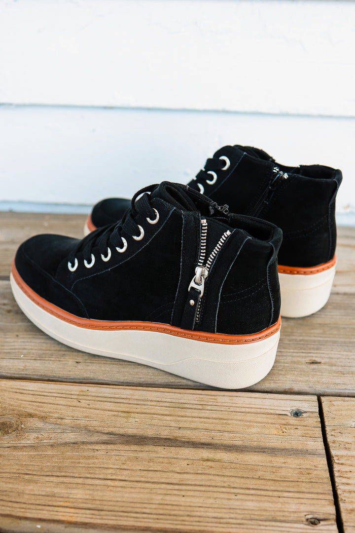 Camden 2 Wedge Sneaker Bootie - Black