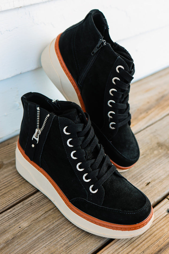 Camden 2 Wedge Sneaker Bootie - Black