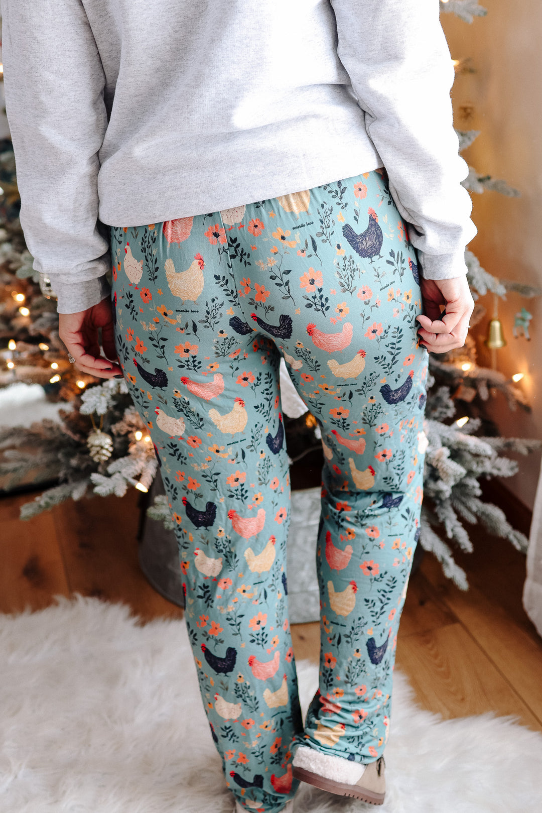Cozy Chickens Pajamas Bottoms