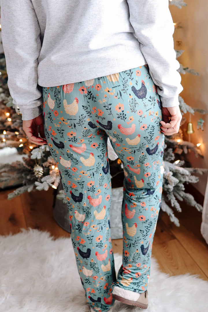 Cozy Chickens Pajamas Bottoms
