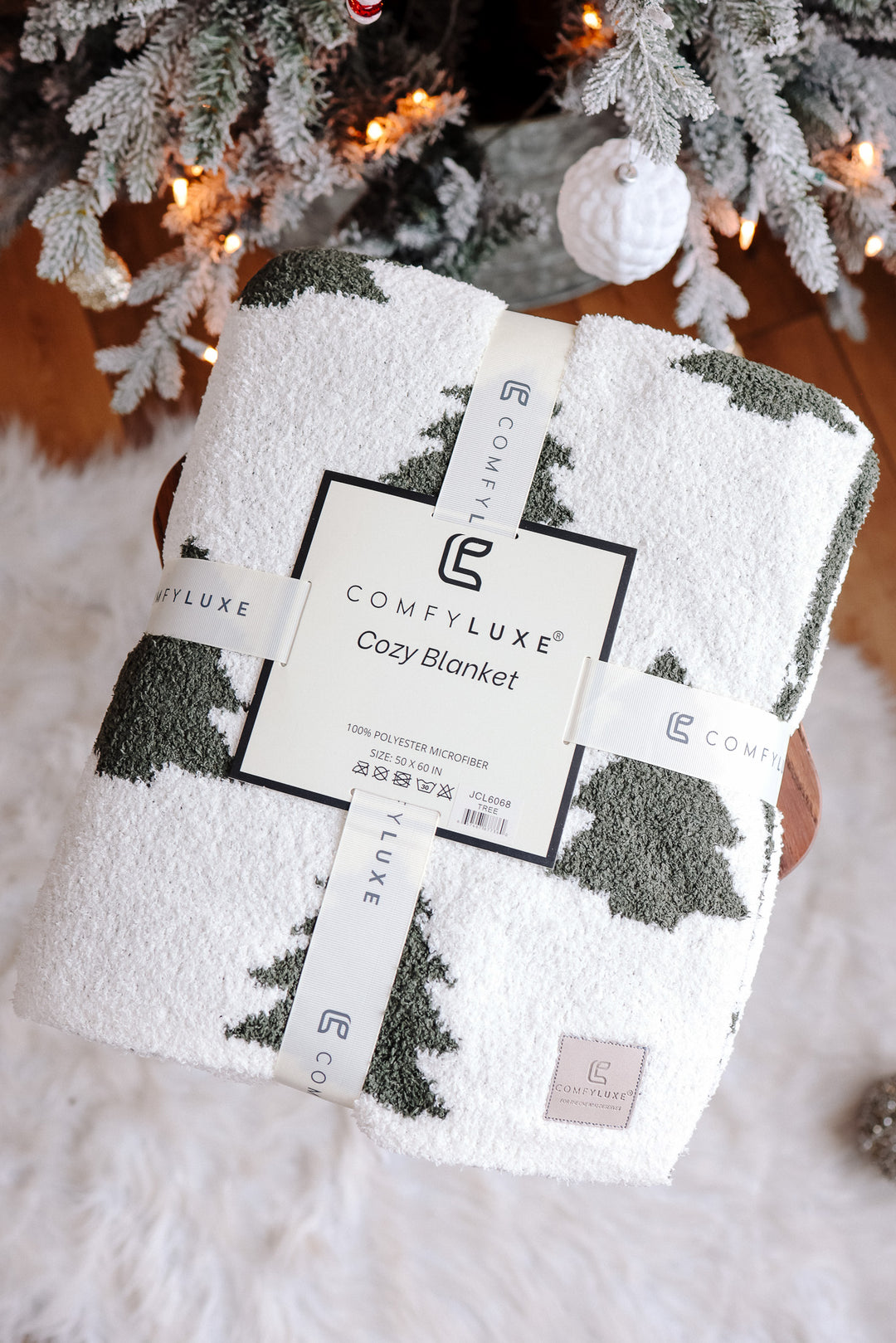Trees Pattern Comfy Luxe Blanket
