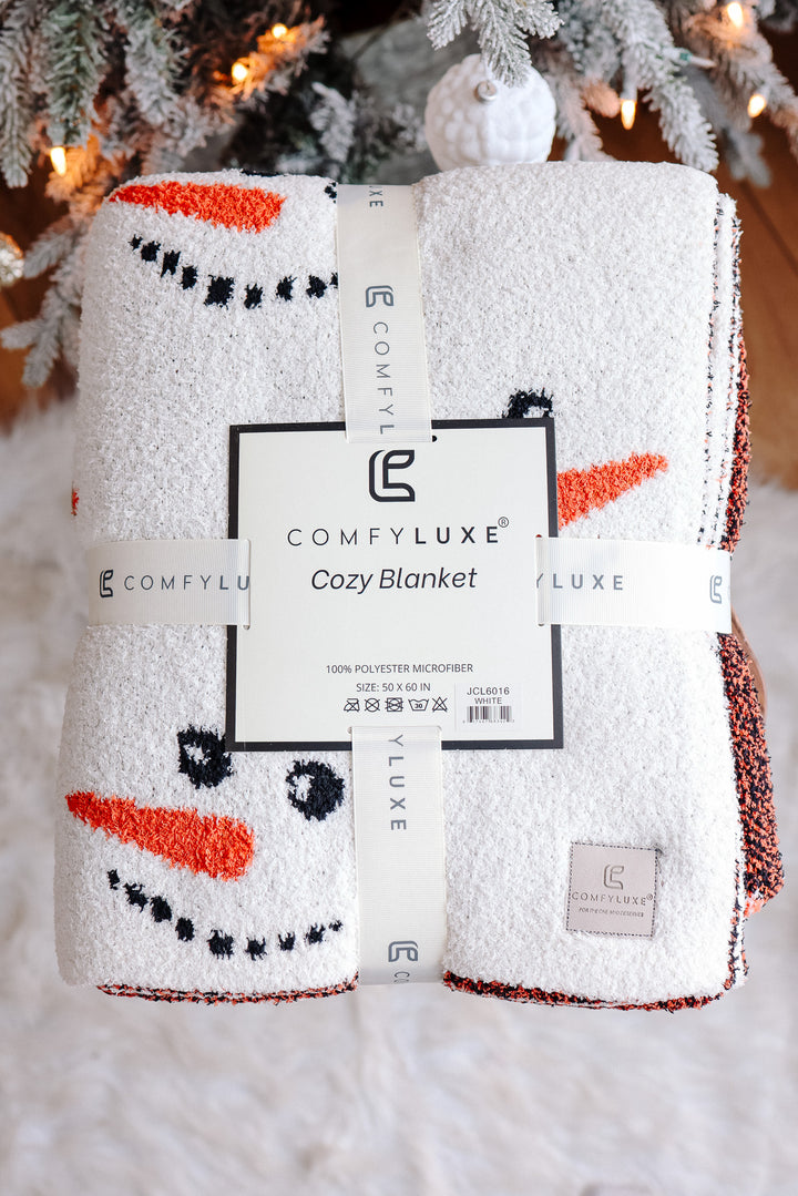 Snowman Comfy Luxe Blanket