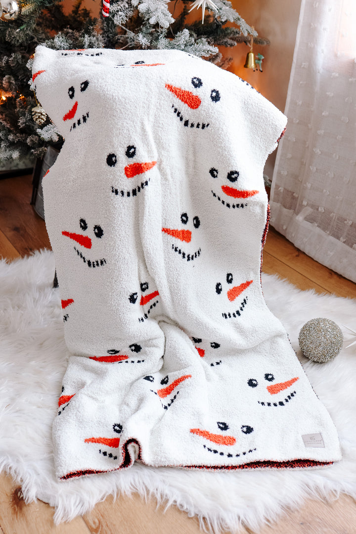 Snowman Comfy Luxe Blanket