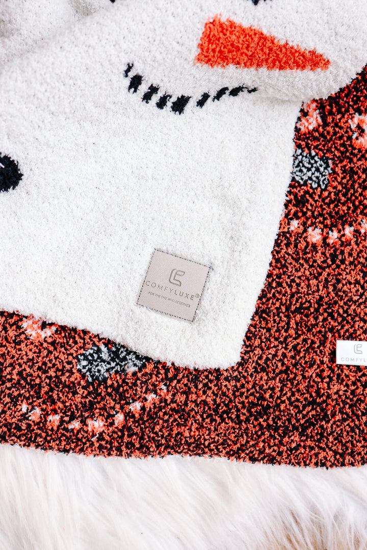 Snowman Comfy Luxe Blanket