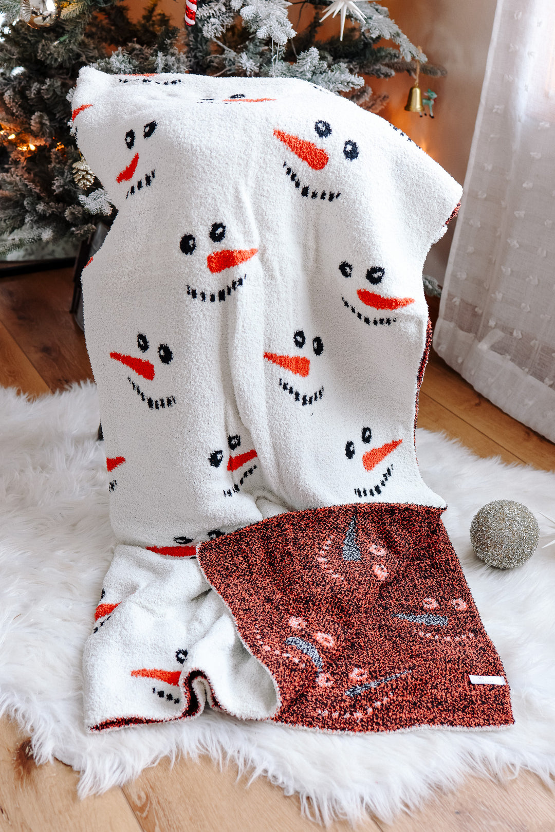 Snowman Comfy Luxe Blanket