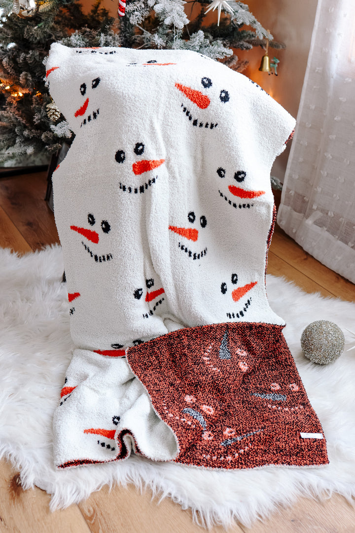 Snowman Comfy Luxe Blanket