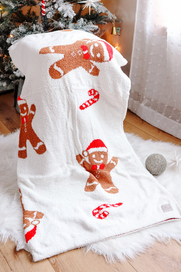 Gingerbread Comfy Luxe Blanket