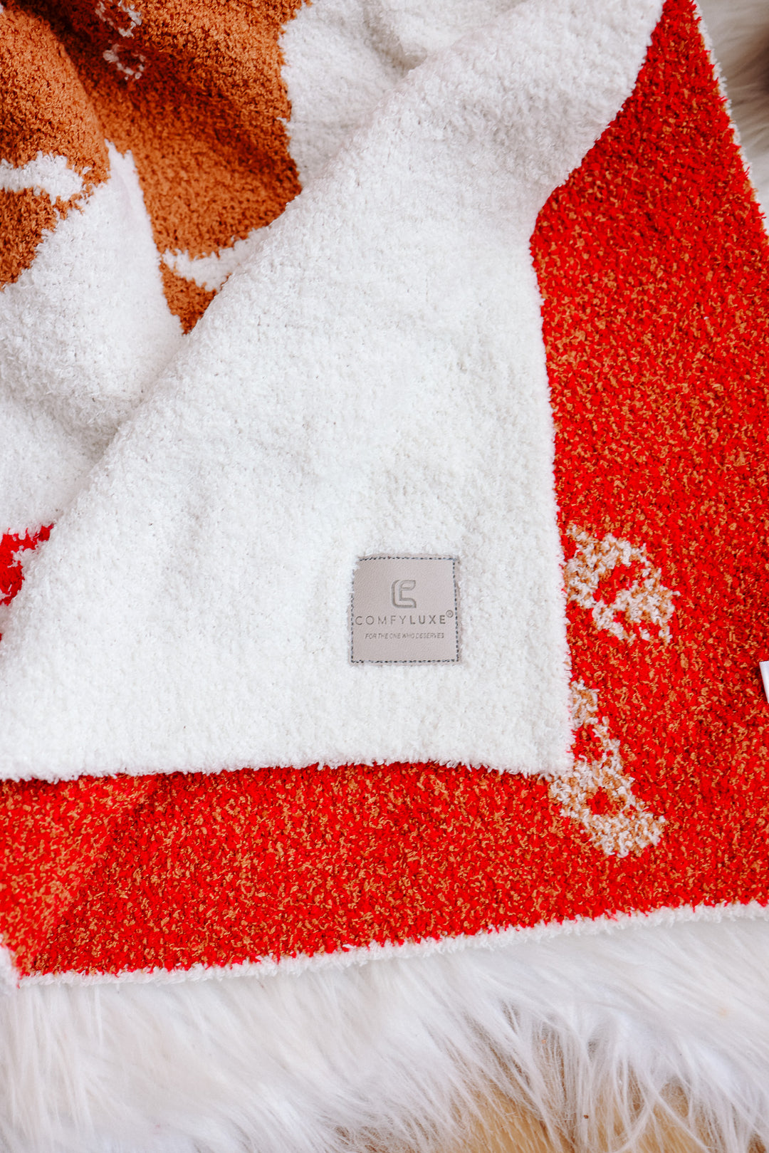 Gingerbread Comfy Luxe Blanket