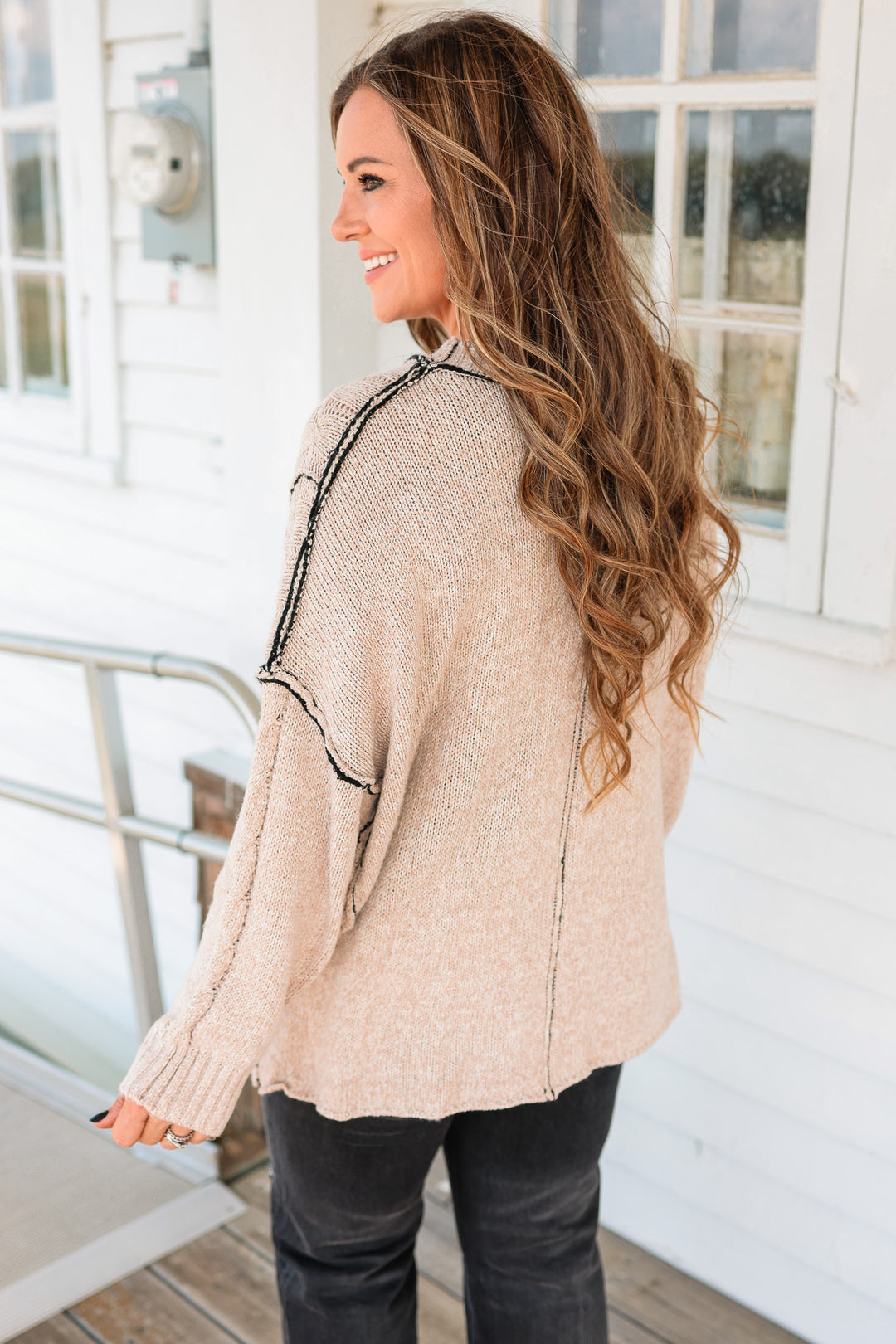 Sabrina Cable Knit Sweater