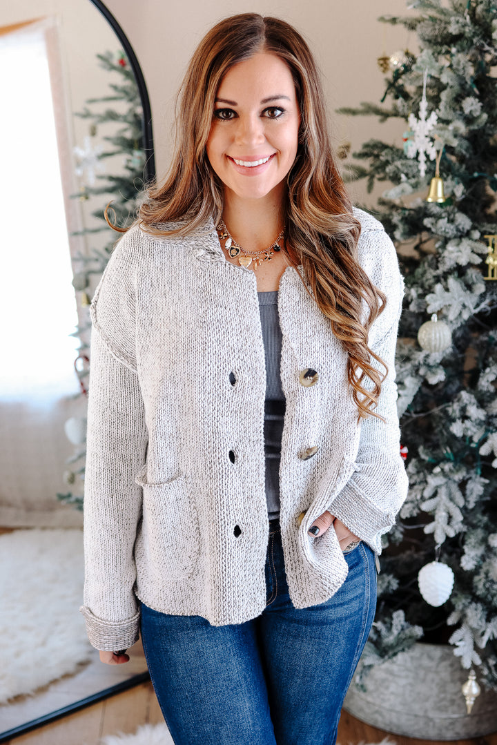 Alora Reverse Seam Cardigan