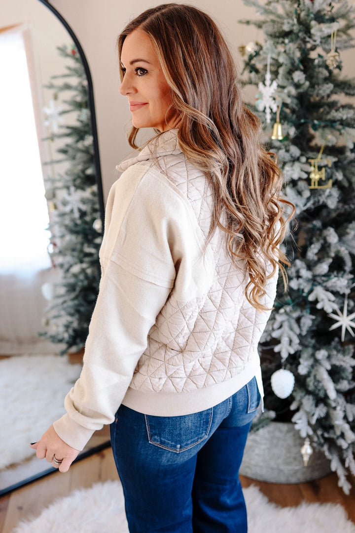 Millie Quilted Half Zip Jacket