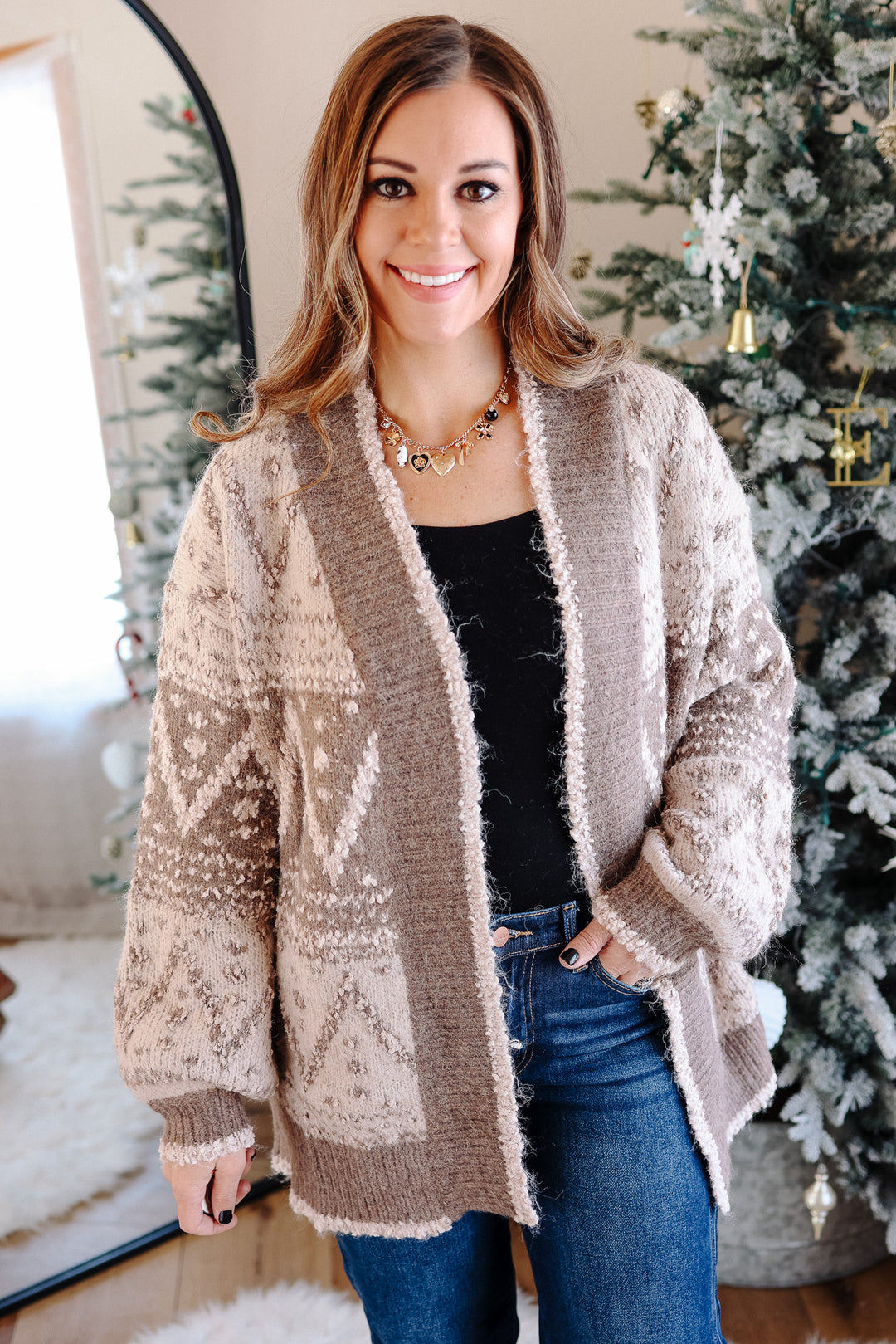 Emily Patterned Cardigan