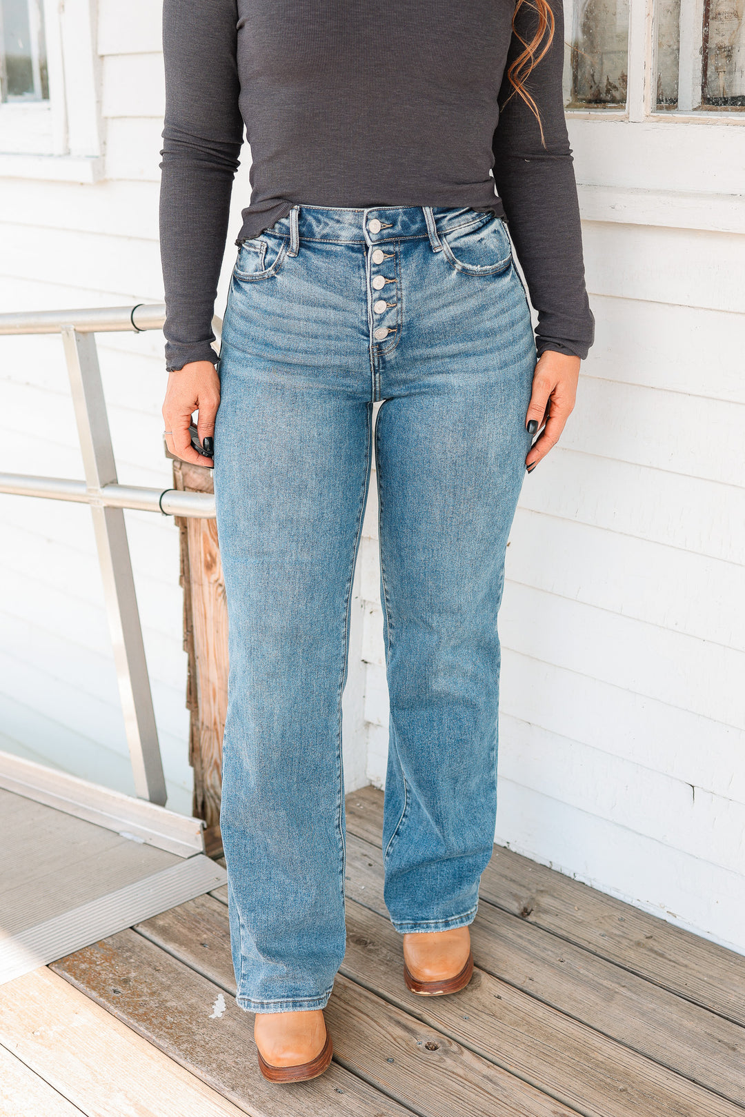 KANCAN: Twilight High Rise Comfort Flare Jeans