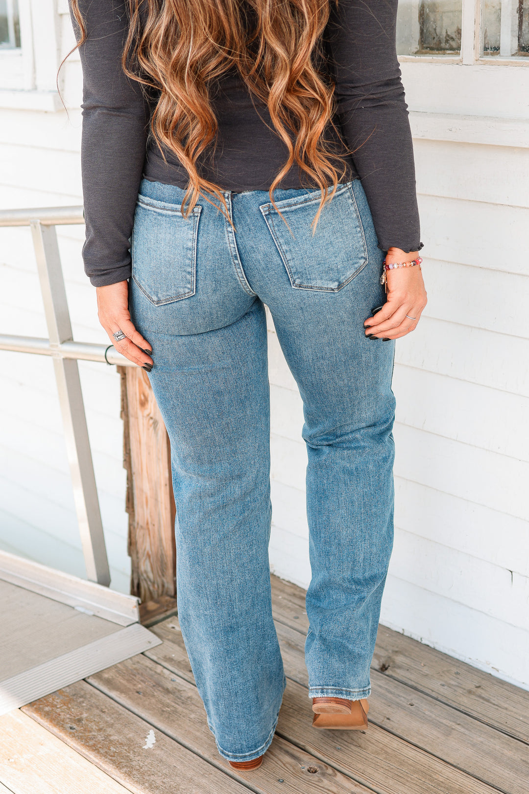 KANCAN: Twilight High Rise Comfort Flare Jeans
