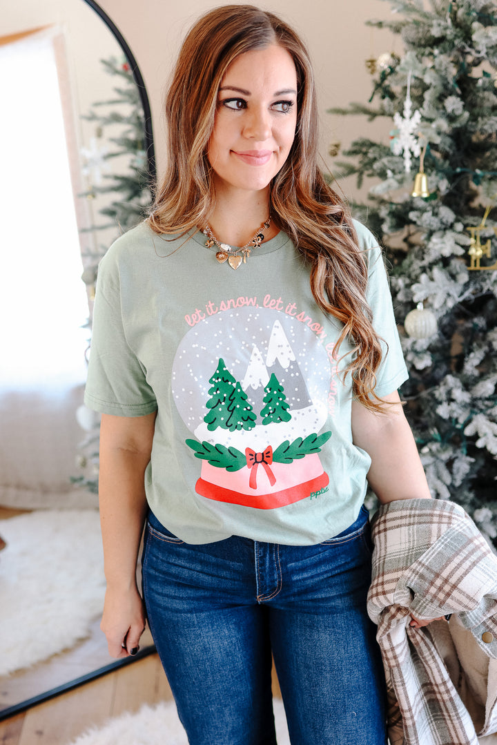 Let It Snowglobe Graphic Tee
