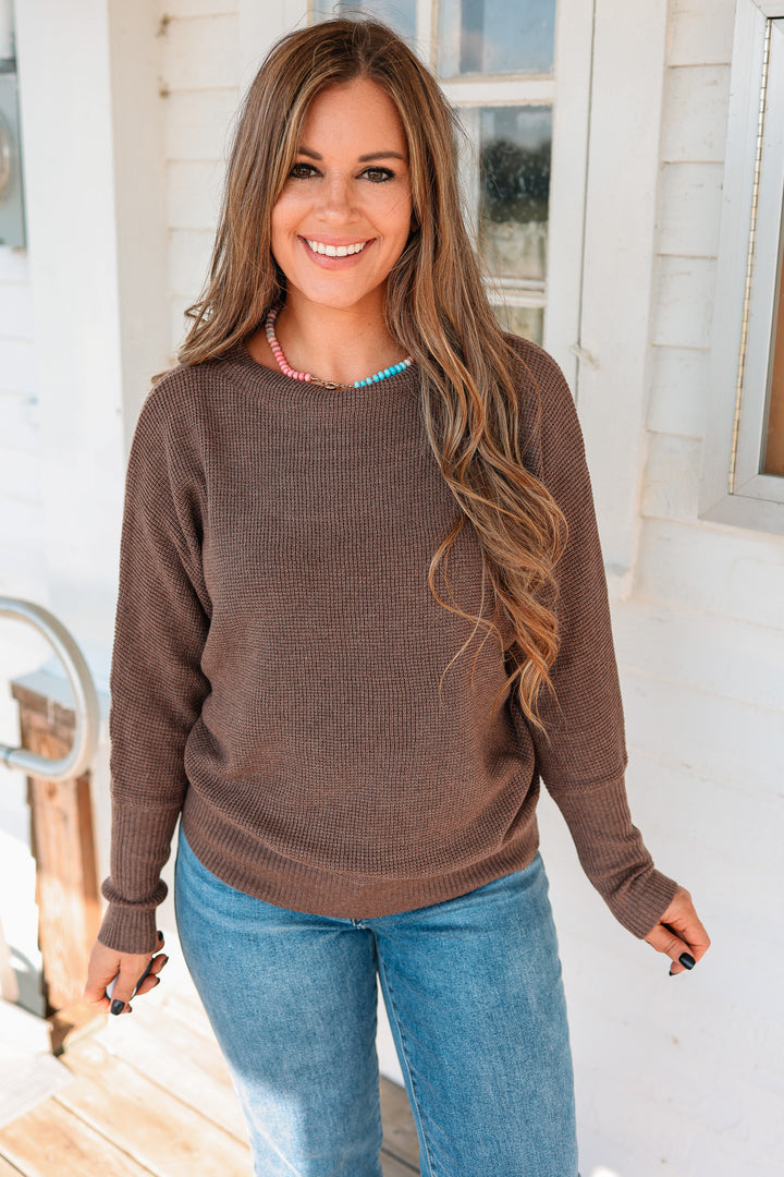 Delilah Dolman Sleeve Sweater