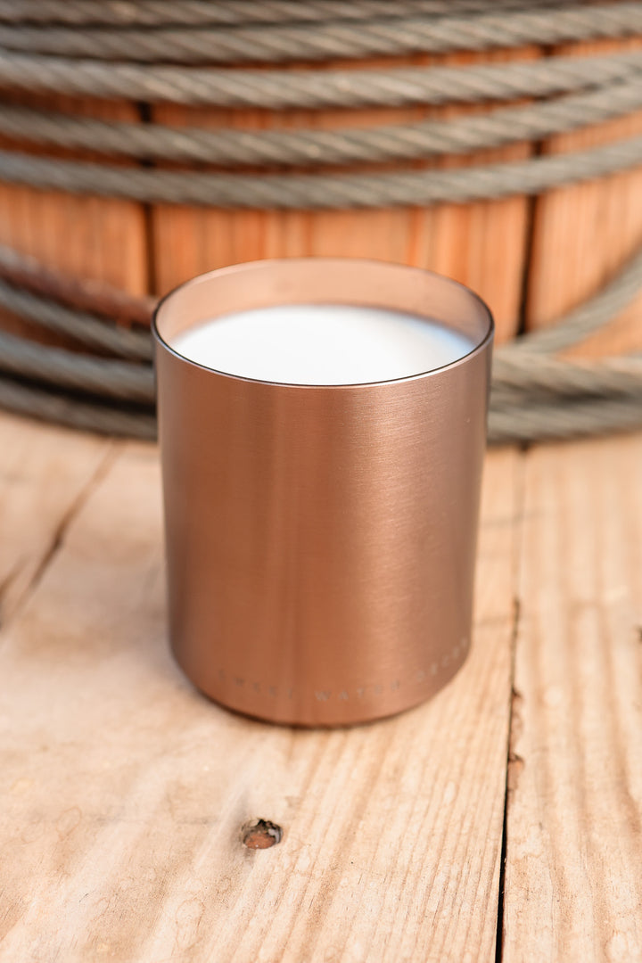 Hello Fall 10 oz Soy Candle - Metallic Jar
