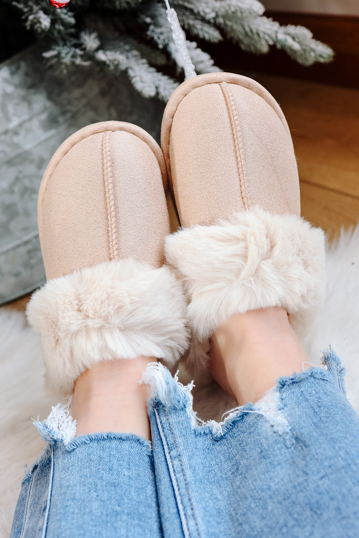 Cozy Slippers - Khaki