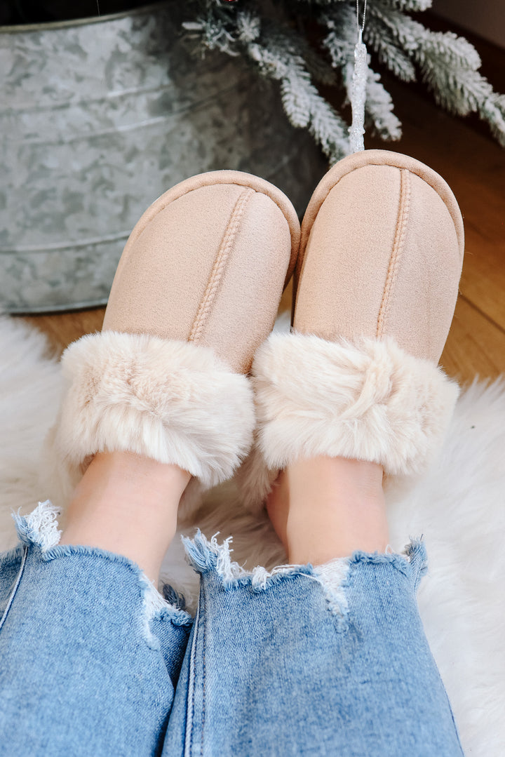 Cozy Slippers - Khaki