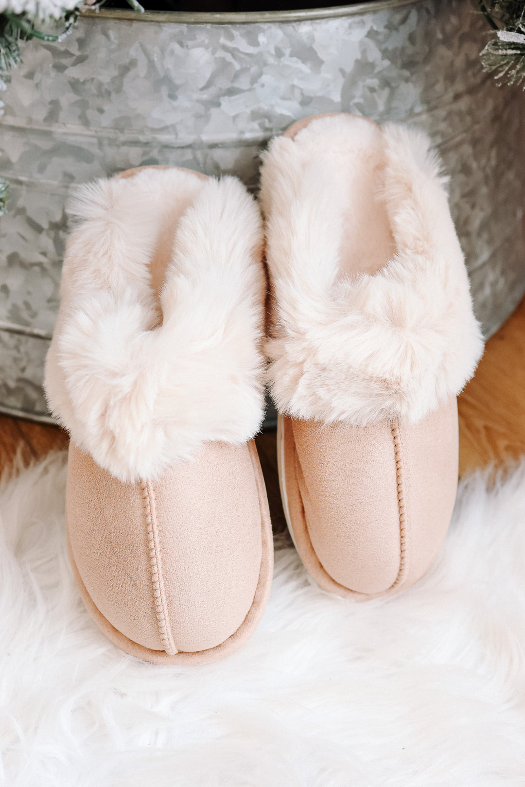 Cozy Slippers - Khaki