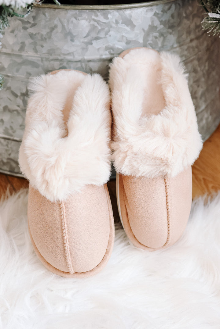 Cozy Slippers - Khaki