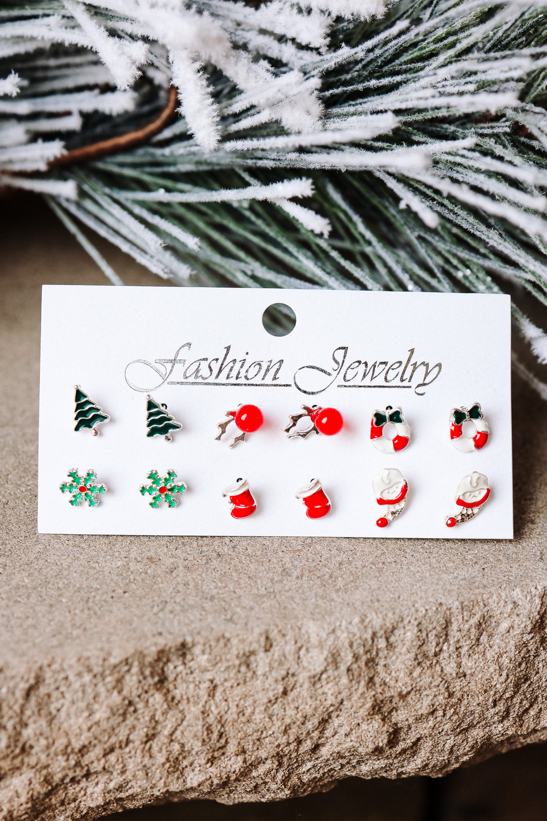 Merry Little Stockings Holiday Earring Set
