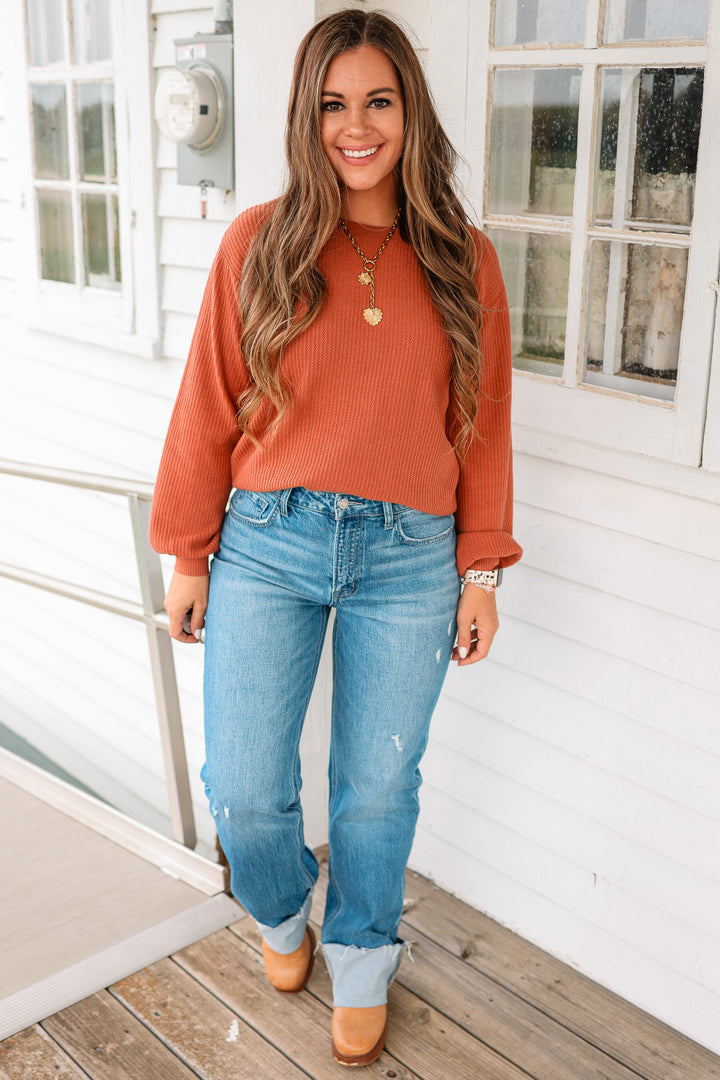 VERVET: Lexi Cuffed Slim Wide Leg Jeans