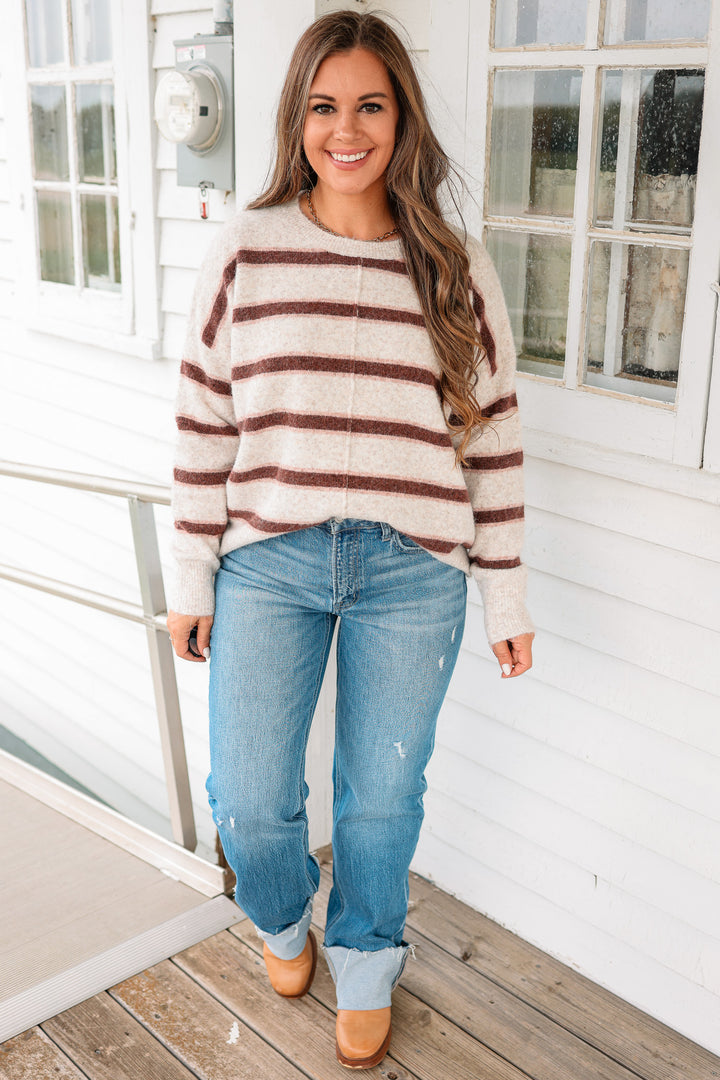 Camille Oversized Striped Sweater