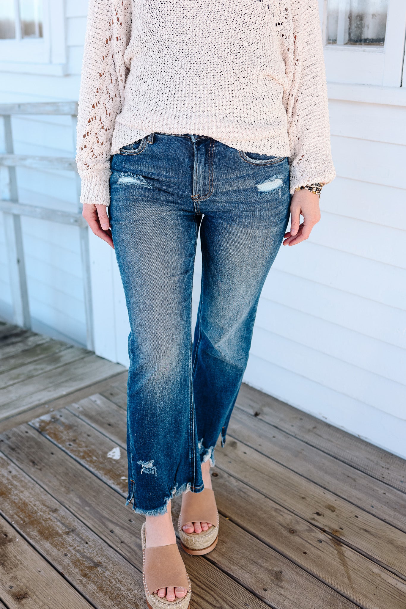 Nash High Rise Ankle Flare Jeans