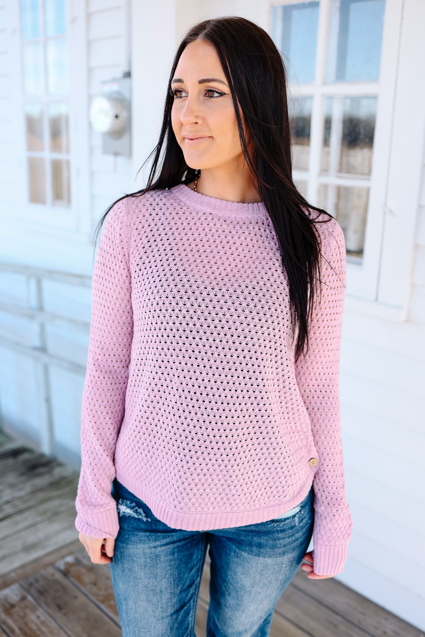 Gemma  Knit Sweater - Lavender