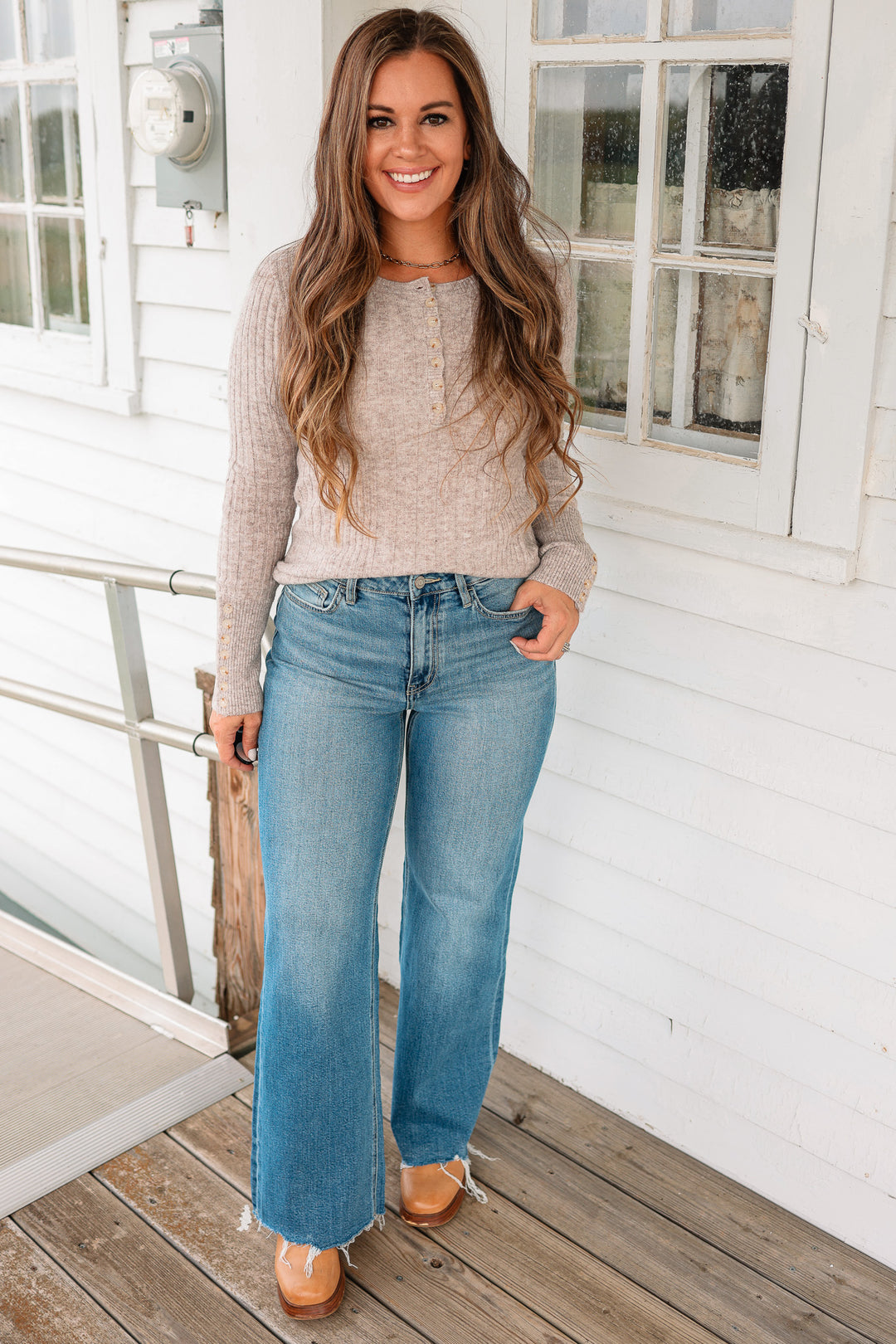 VERVET: Tully High Rise Vintage Flare Jeans