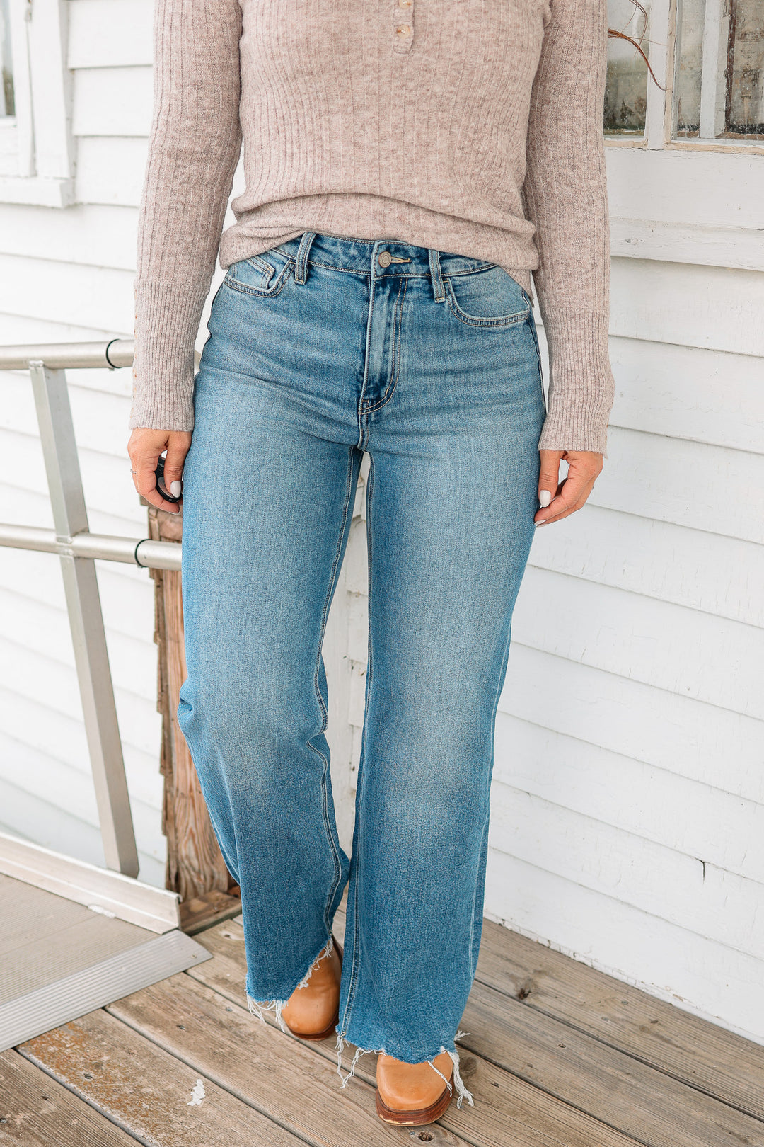 VERVET: Tully High Rise Vintage Flare Jeans
