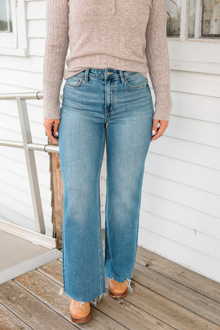VERVET: Tully High Rise Vintage Flare Jeans