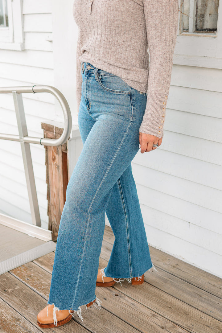 VERVET: Tully High Rise Vintage Flare Jeans