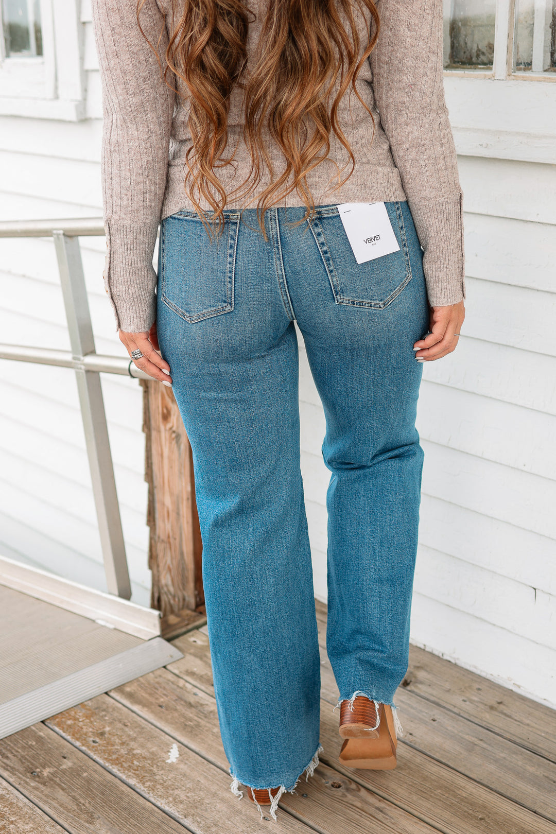 VERVET: Tully High Rise Vintage Flare Jeans