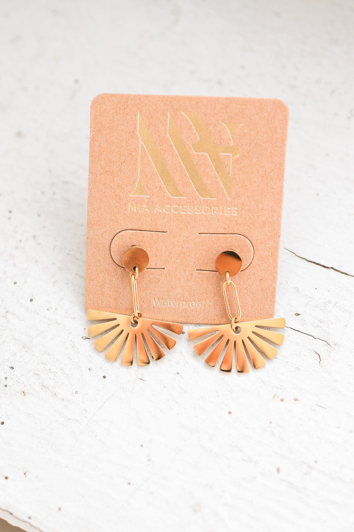 Azalea Plated Drop Earrings