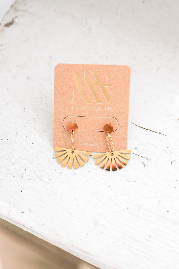 Azalea Plated Drop Earrings