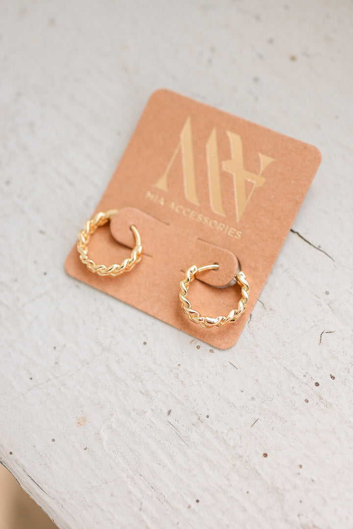 Dainty Chain Hoops