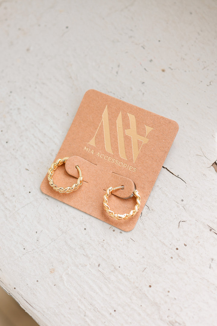 Dainty Chain Hoops