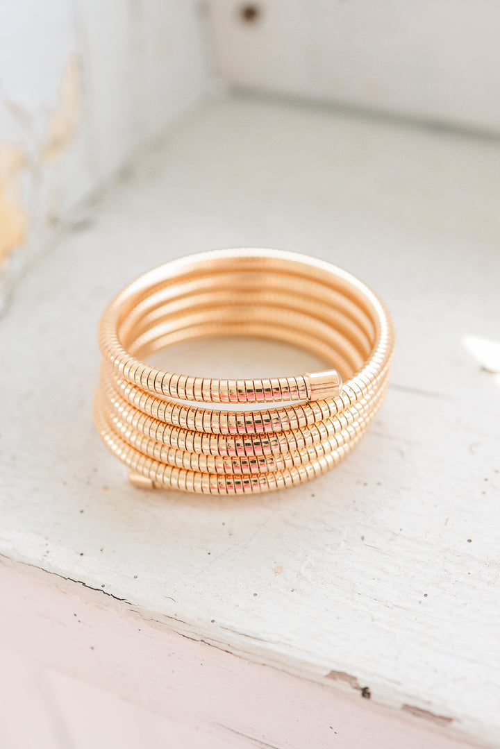 Flexible Coil Snake Chain Bracelet