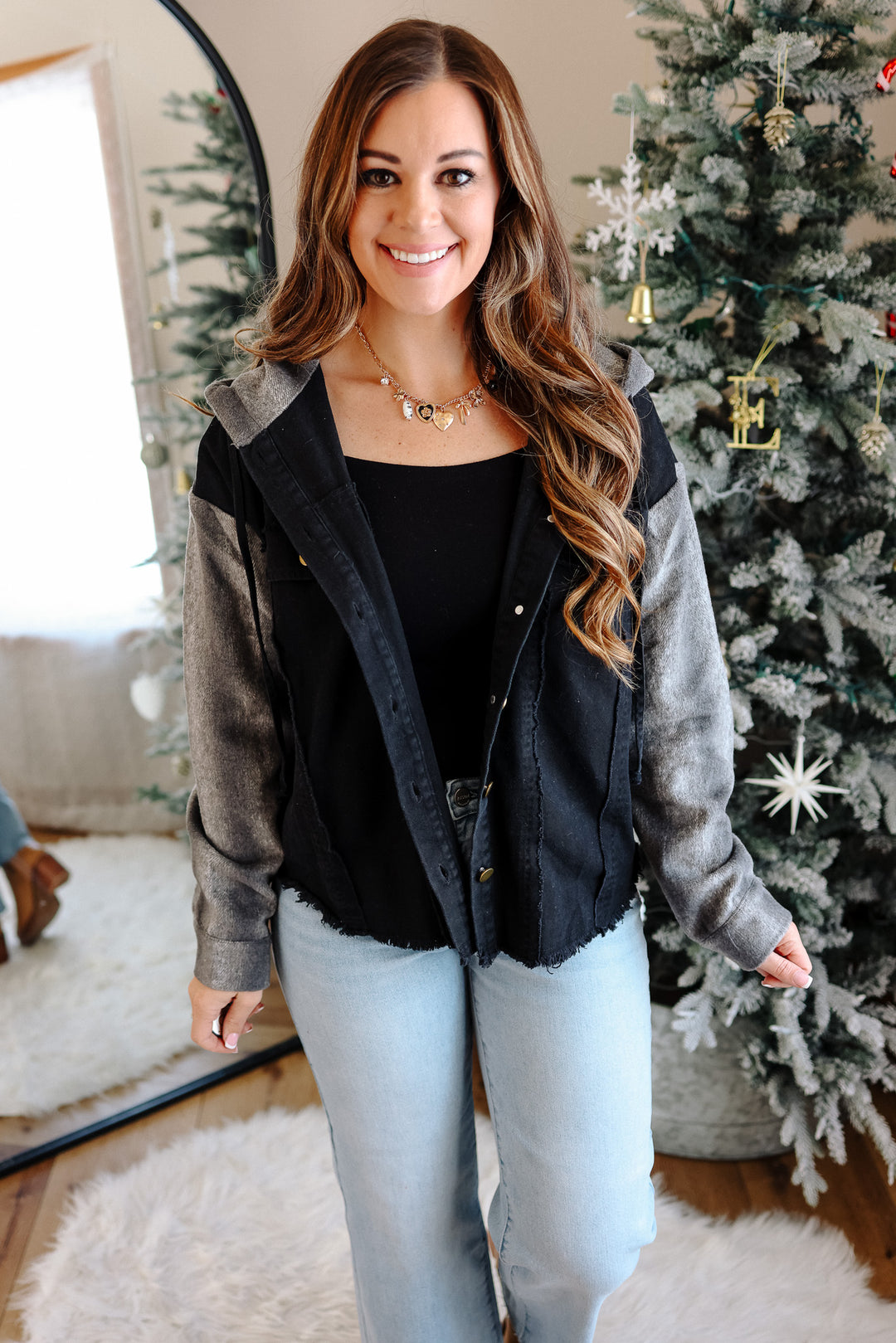 Jordyn Washed Cotton Hoodie Jacket