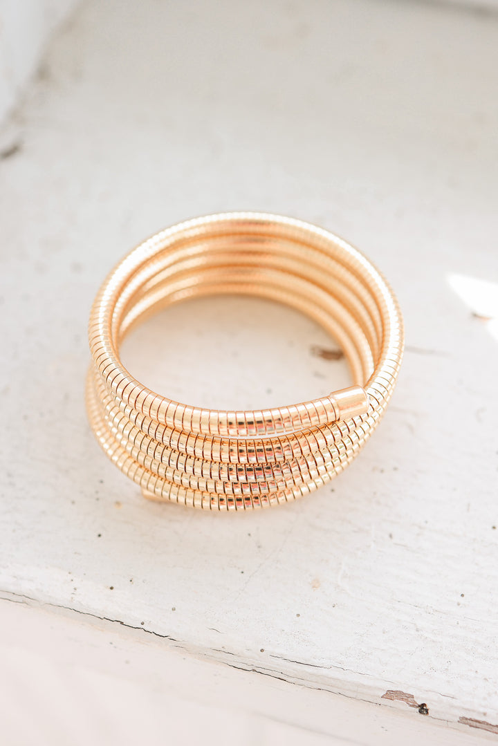 Flexible Coil Snake Chain Bracelet